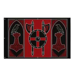 Viking Ravens Dark Flag